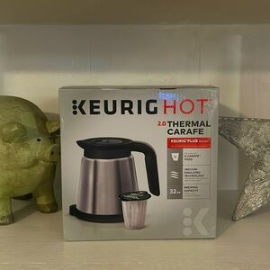 Keurig Plus 2.0 Thermal Silver Carafe
Coffee Pot